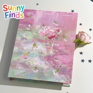 SUNNY FINDS Album Photocard A5 Blue Pink Welded Style Binder 6 Holes 4 Photo Card Holders