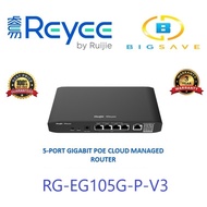 RUIJIE REYEE RG-EG105G-P-V3 5-PORT GIGABIT POE CLOUD MANAGED ROUTER