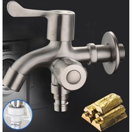 Paip Dapur 💖Pili Paip Air Tandas 304 Stainless Steel Two Way Valve Water Tap Faucet Kitchen Water Fi