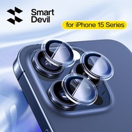 SmartDevil ฟิล์มเลนส์กระจกกันรอยอัจฉริยะฟิล์มกันรอยสำหรับ iPhone 15 Pro iPhone 15 Plus iPhone 15 Plus iPhone 15 Lens เลนส์อัลลอยฟิล์มป้องกันแบบเต็มจอกล้องจอฟิล์ม