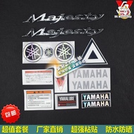 Ma Jester motorcycle logo Majesty waterproof sticker YP250 T2 T3 T5 T6 T8 T9 decal so like