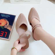 Gratis Ongkir - Sandal Wedges Wanita / Bahan Jelly Sol Karet / Sandal Murah / Sandal Flat Import