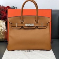 Hermes愛馬仕birkin30 1H太妃金 epsom皮 A刻