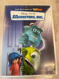 (絕版品)怪獸電力公司 Monsters Inc. DVD(迪士尼公司貨)有國語發音和中文字幕