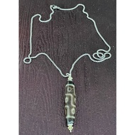 Powerful Lucky 9 Eye Tibetan Dzi Bead Nine Eyed Tibet Pendant Necklace Special