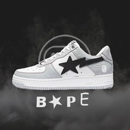 A BATHING APE Bape STA Men Women Star Label Printed Graffiti Skateboard Shoes FE54