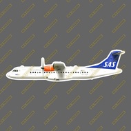 Nordic Airlines ATR72 Realistic Civil Aircraft 3M Sticker Waterproof Size 165MM