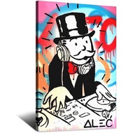 Alec Monopoly Dj Wall Posters Art Il Painting On Canvas Pictures For Living Room Home Wall Decor Pri