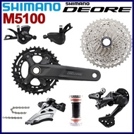 {Spot Express}Shimano DEORE M5100 Groupset 2X11 Speed FC-M5100-Crankset SL-M5100-Shifter RD-M5100 Re