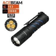 Lihuabo11 ACEBEAM ไฟฉายขนาดเล็กไฟฉาย EDC ขนาดเล็กชาร์ตไฟได้ E70สูง519A LED 90 + ไฟฉายแบบพกพา CRI สูง