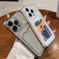 Card Phone Case For OPPO A15 A38 A57 A60 A79 A16 A17 A54 A18 A95 Can Hold Bus Cards