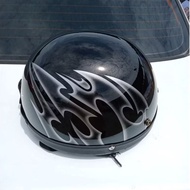 [CLEAR STOCK] Mhr helmet steng airbrush shoei jack hitam
