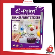 Shopvee_id e-Print Transparent Sticker Photo Paper Y3888
