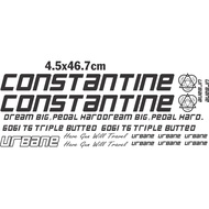 CONSTANTINE sticker for bicycle frame bicycle frame sticker