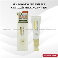Unlabel Lab Japan vitamin C Extract Pore Minimizing Cream 20g