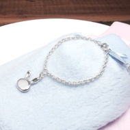 跳跳兔 細版 純銀兒童手鍊 刻字訂製 寶寶手鍊
