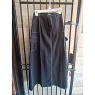 B_g - Cheap DB - cargo LIST skirt Highwaist jeans / / obses skirt - cargo jeans skirt - CASUAL cargo