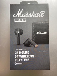 原裝全新 Marshall Minor III True Wireless 真無線藍芽耳機