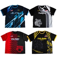 (HARGA BORONG / PLUS SIZE) MEN JERSEY T-SHIRT MALAYSIA SPORT (BAJU JERSI SUKAN LELAKI LENGAN PENDEK 