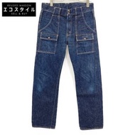 Full Count 1246 Navy Bush Pants Non Wash Denim Bush Pants Size 31