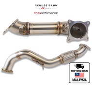 RV6 Downpipe & Frontpipe Set for FL5 Civic Type R ( Ready Stock KL )