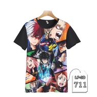 My T-Shirt Academia 3D Printing Anime Kids T-Shirt LP3D-711