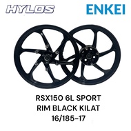 RS/RSX150 ENKEI YTEQ 6 BATANG NSR SPORT RIM PNP OFFER (160/185-17) FREE TUBE VALVE