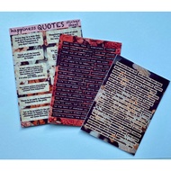 FATFAT Inspirational Happiness Strong Quotes Colourful Stickers Series Collection