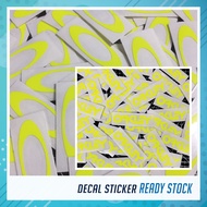 Sticker OAKLEY Fluorescent | Sticker Motor, Kereta