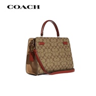 [Ready Stock Original Genuine Product High Version Shipped within 24 Hours] COACH COACH Genuine Female Bag Light Luxury Fashion Trend Classic One-Shoulder Cross-Body Handbag Color Matching