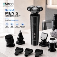 XKOO S301 Pro 5-in-1 Men's Grooming Kit Electric Shaver Beard Trimmer IPX7 Waterproof