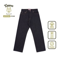 [NEW] Men's Jeans 18.5 Oz - raw selvedge denim, relaxed fit, dark blue - Copper Denim
