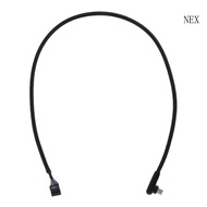 NEX USB 9-pin to Type-C Mesh Data Cable with Shielding for Enhanced Signal Quality