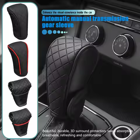 Car Gear Shift Knob Cover Manual Shifter Anti-wear Case Auto Accessories For KIA Soul Cadenza K5 K9 
