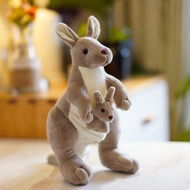Cute Family Kangaroo Mom and Joey Plush Toy