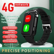 Elderly Watch GPS 4G Tracking Bracelet Health Temperature Elderly People Locator Fall Alert Tracker 