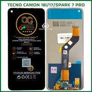 Lcd Touchscreen Infinix Tecno Camon 18i / 17 / Spark 7 Pro CG6 / CG6J /KF8 FULLSET