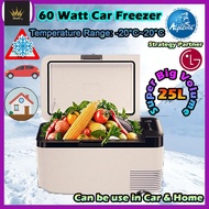 MK25 25L Alpicool Outdoor Fridge Freezer AC or DC Freezer Portable Car Refrigerator Bar Fridge-ly
