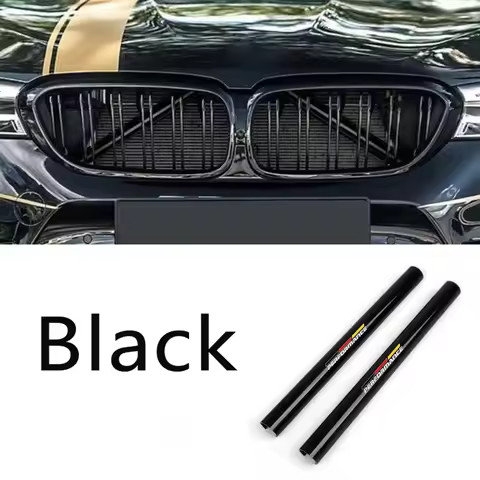 1pair Car Front Grille Trim Strips For BMW M 1 2 3 4 5 6 X Series F30 G30 G20 X3 X5 V Brace M Sport 