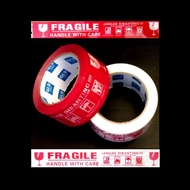 (SALE ABIS) CDF FRAGILE DUCT TAPE DO NOT THROWN 2" 90 YARD