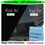 2 type 5% VLT Dark Black Window Tint Film Car Auto House Commercial Heat Insulation Film Privacy Pro