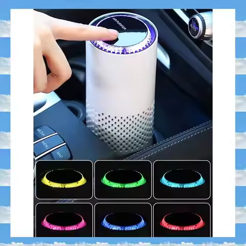 A11I Electric Air Purifier USB Air Purifier Smell Formaldehyde Removal Negative Air Purifier White