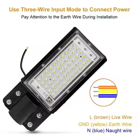 Street Lamp 25W 50W 100W 200W Flood Light LED Lighting Waterproof Lamp 220V Garden Street Lights Ref