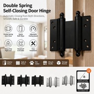 Cowboy door hinge reversible 3" - 4" inch 2-way door hinge Open Two-way Push Door Hinge
