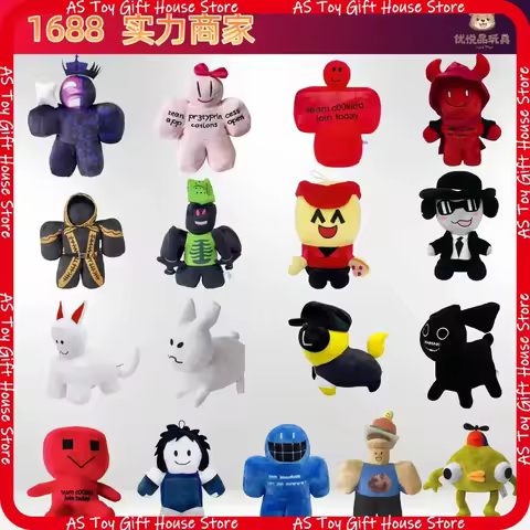 Hot Roblox Toys Forsaken Gubby Plush Cute Soft Stuffed Game Character Dolls Collectible Bedroom Deco