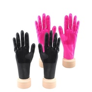 1pair Antiskid Gloves Washing Hair Gloves Protection Salon Hairdressing Perm Shampoo Dye Coloring St