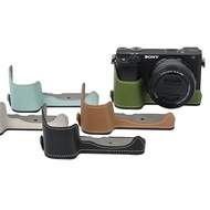 Suitable ILCE-6400Camera Bag a6100Protective Leather Case a6000Half Set a6300Base