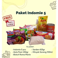 Paket Indomie Instan Murah/Sembako murah kopi gula minyak goreng/Paket