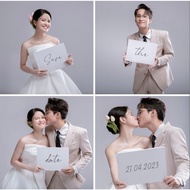 Handheld Save The Date board for wedding photography, save the date board made of fomec material, St