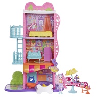 Enchantimals HJH65 City Tails City House & Cafe Playset with Pomeranian Girl Palmer Pomeranian Doll